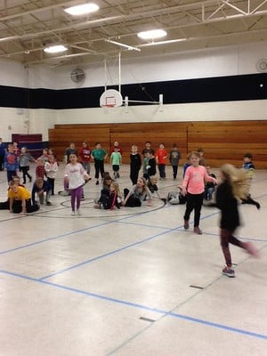 Kool Kids Club, before and after school program, meets in the gym.
