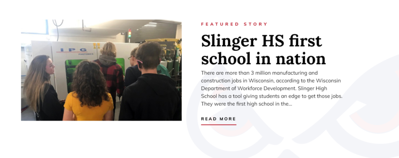Slinger Website Stories