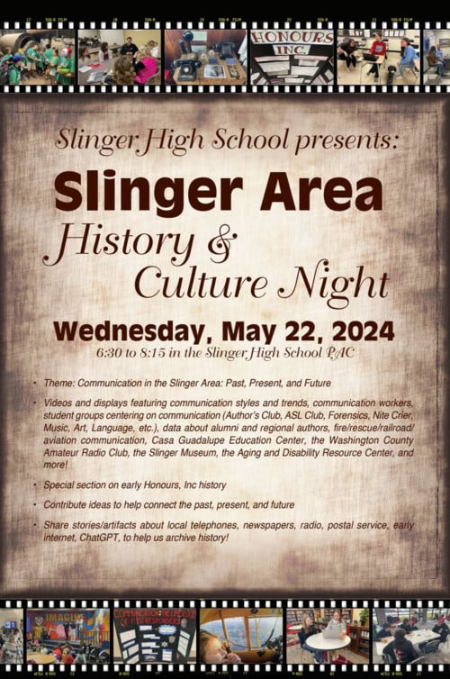 Slinger Area History & Culture Night
