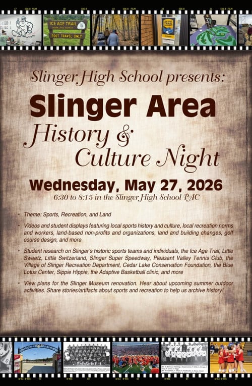 Slinger Area History & Culture Night