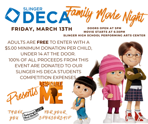 DECA Family Movie Night