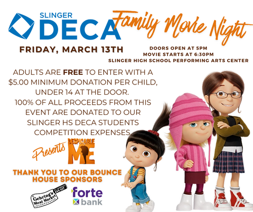 DECA Family Movie Night