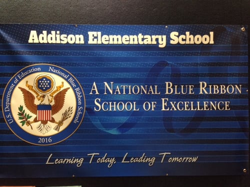 Addison Elementary Blue Ribbon Award - Photo Number 2