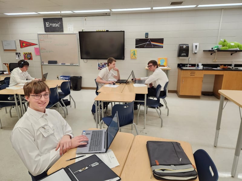Working hard in computer programming! (?)