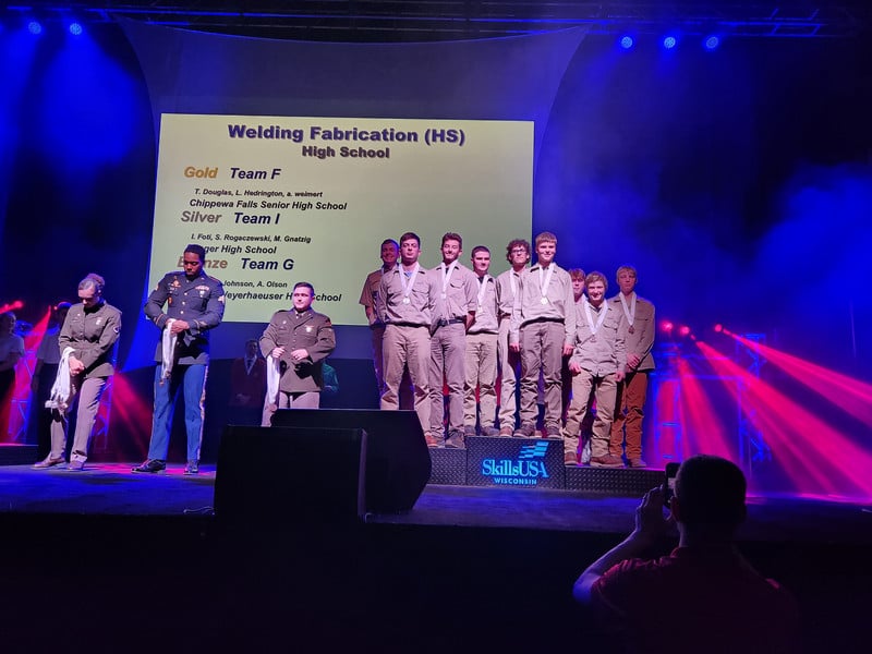 Silver Medalists - Welding Fabrication