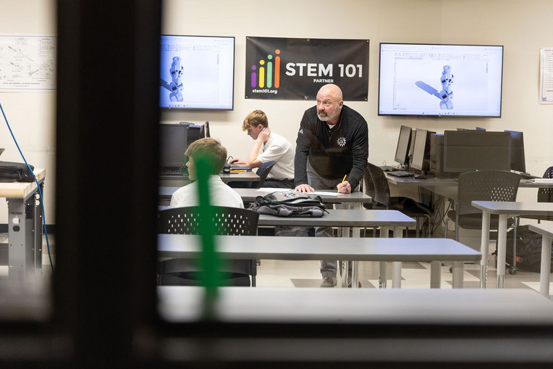 Mr Hermann, contest chair for Technical Drafting.