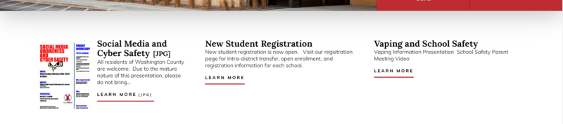 Slinger Website Announcements