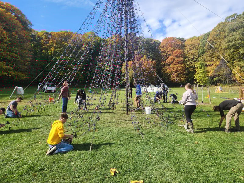 SkillsUSA teamwork in action at Enchantment in the Park!