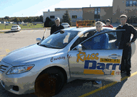 Students prepare to drive